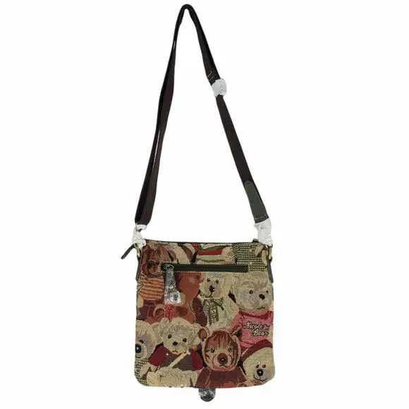 Nicole Lee Teddy Bears Crossbody Purse Green 2011 MTV VMA Awards NWT HTF Rare